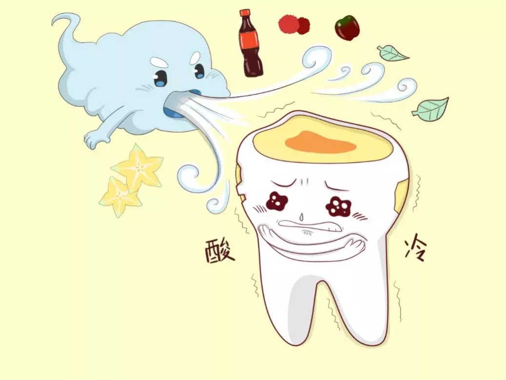 牙本质暴露引起牙齿敏感酸疼