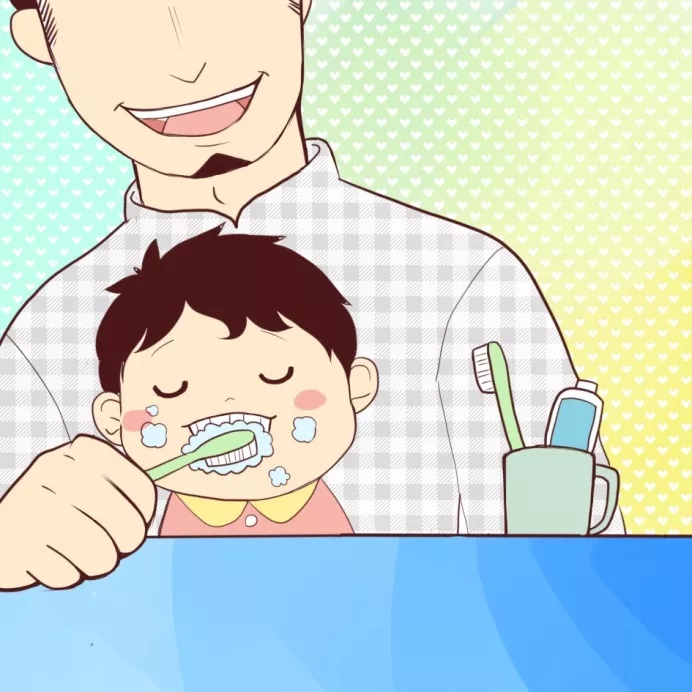 家长要帮助宝宝刷牙